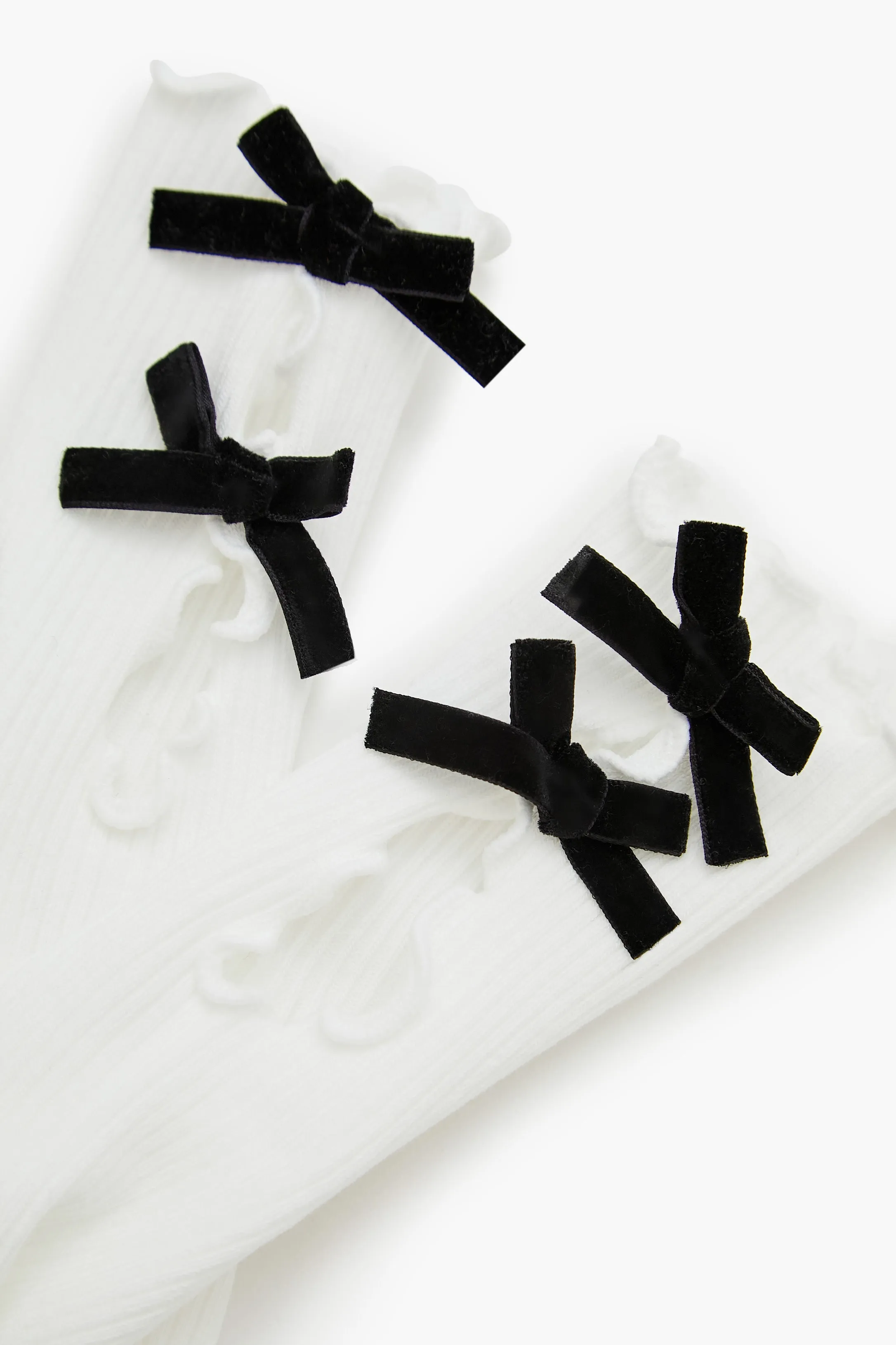 Bow Cutout Crew Socks sold by Urban Planet product image thumbnail 3