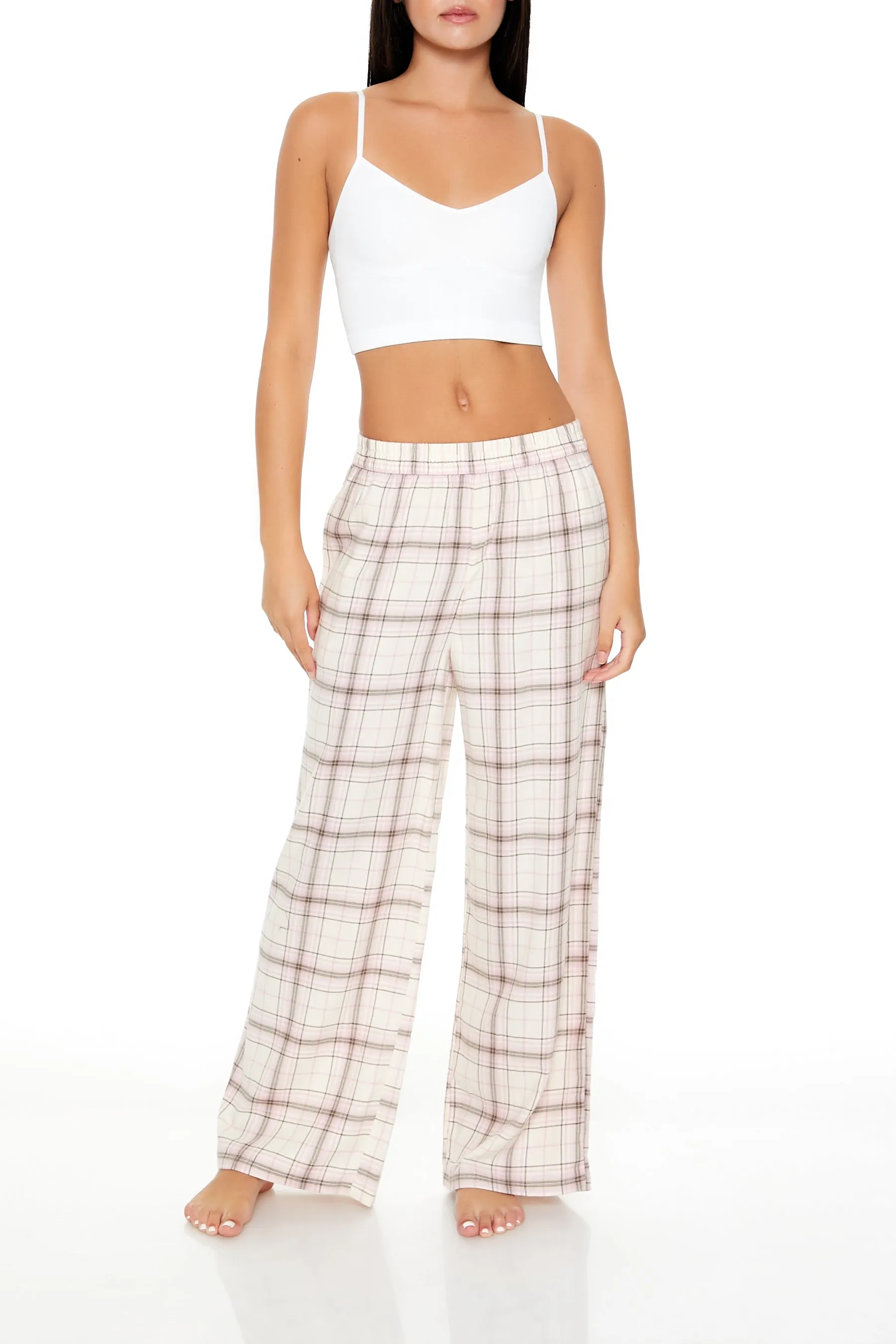 Plaid Flannel Pajama Pants sold by Urban Planet