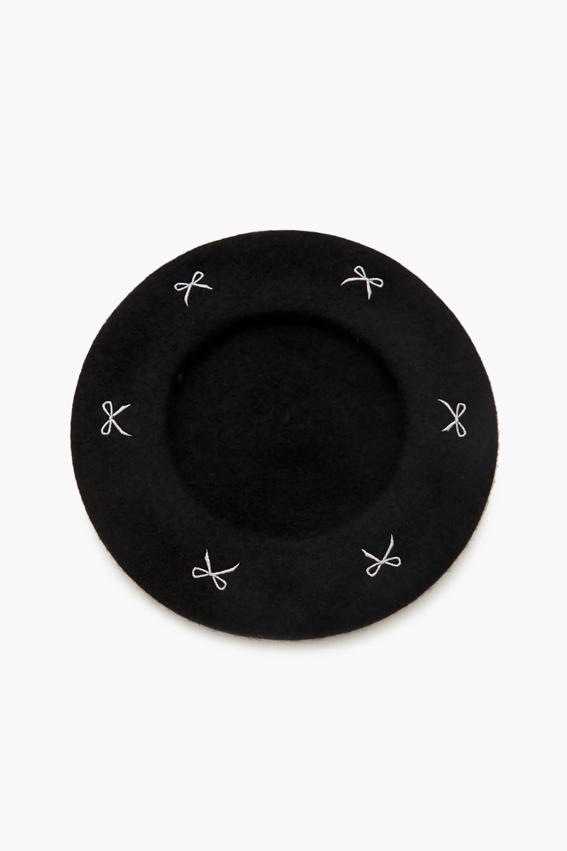 Embroidered Bow Beret sold by Urban Planet product image thumbnail 2