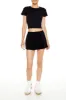 Jupe-short plissée en velours côtelé sold by Urban Planet