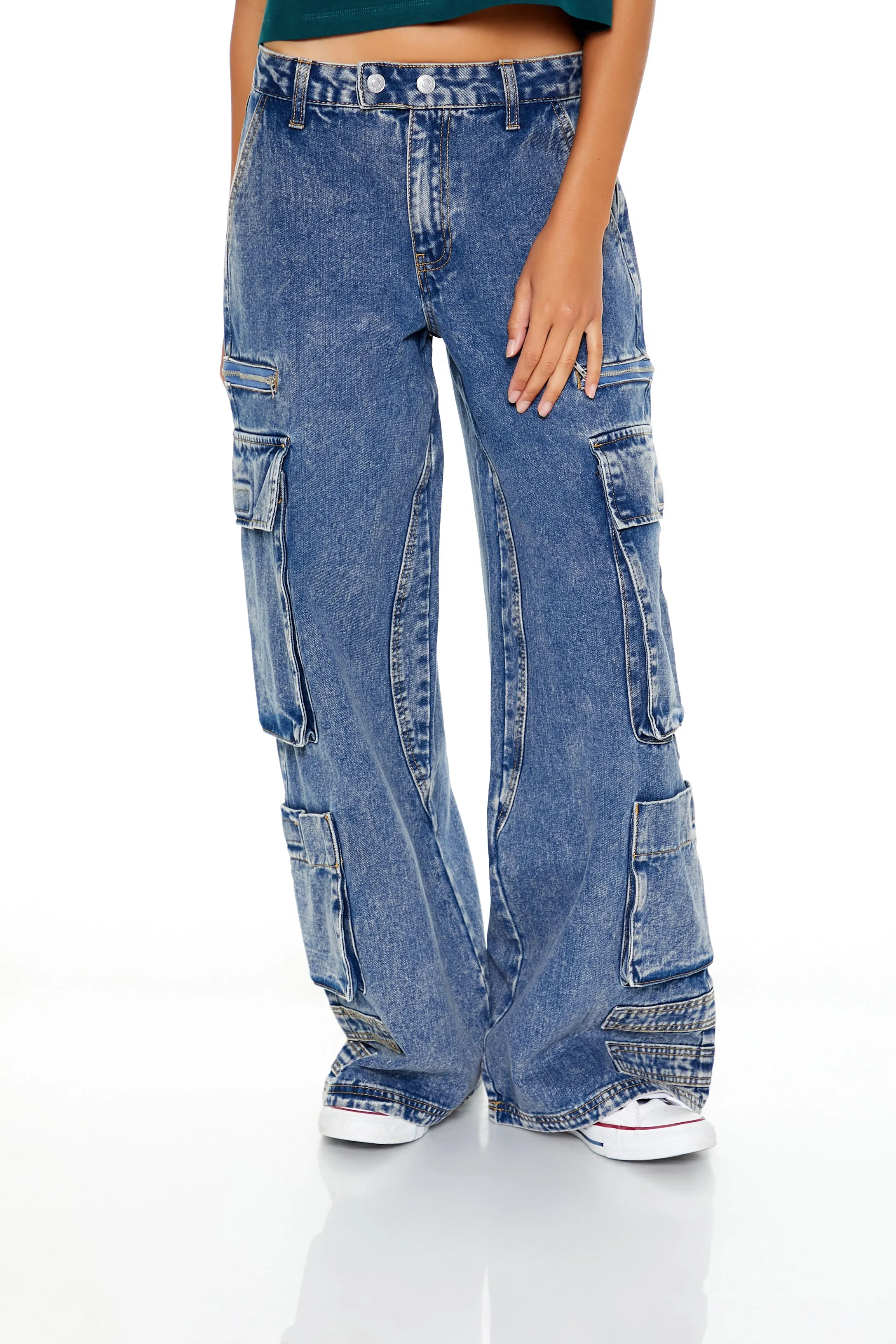 Jean cargo mi-taille ample sold by Urban Planet product image thumbnail 2