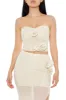 Rosette Rhinestone Tube Top sold by Urban Planet