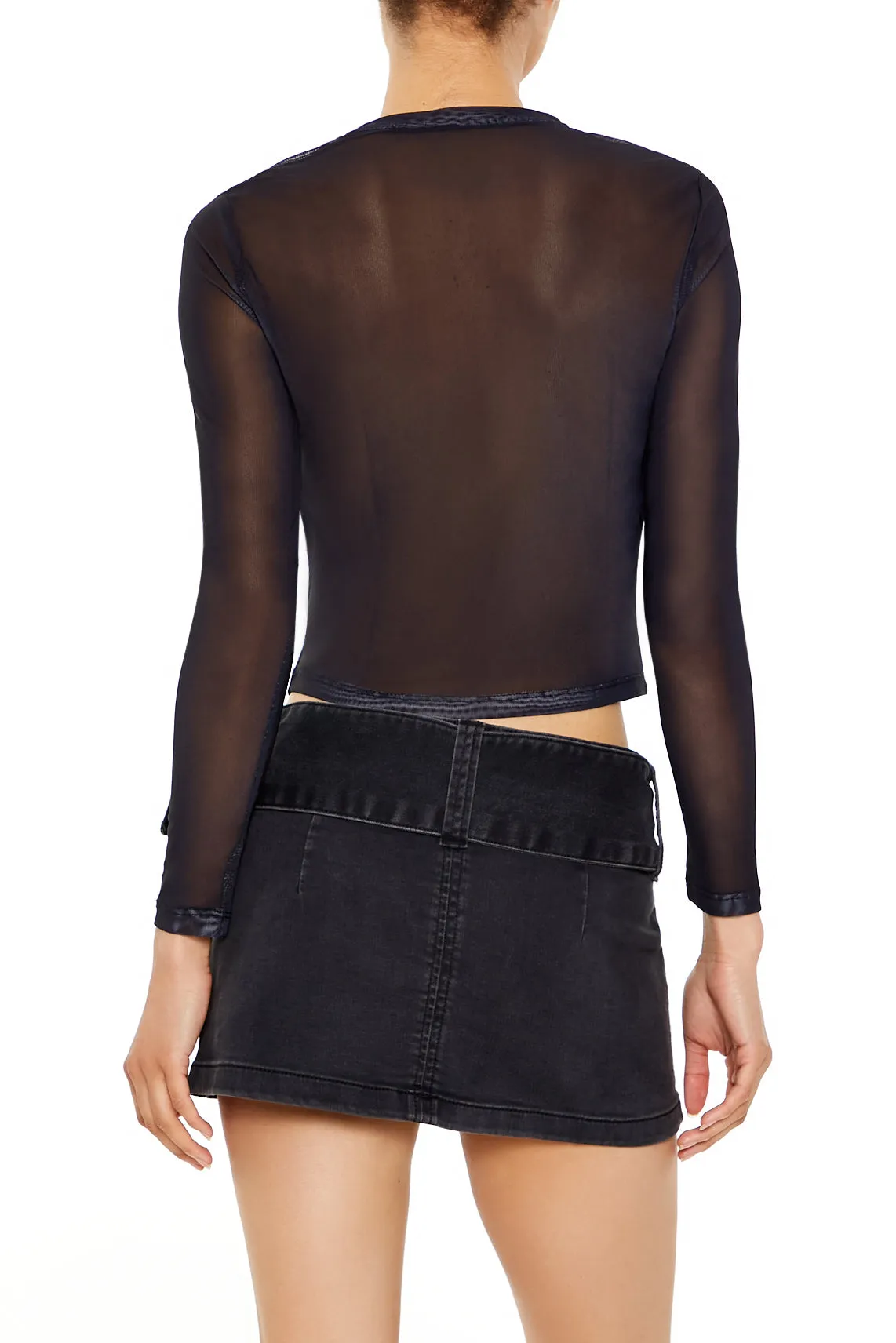 Haut en filet à manches longues avec imprimé Cherry Lips sold by Urban Planet product image thumbnail 3