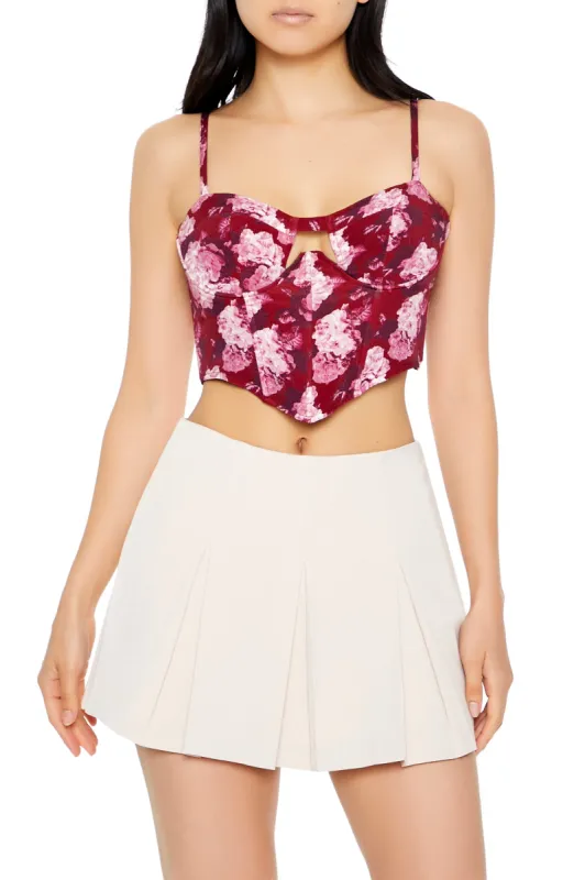 Débardeur corset fleuri sold by Urban Planet