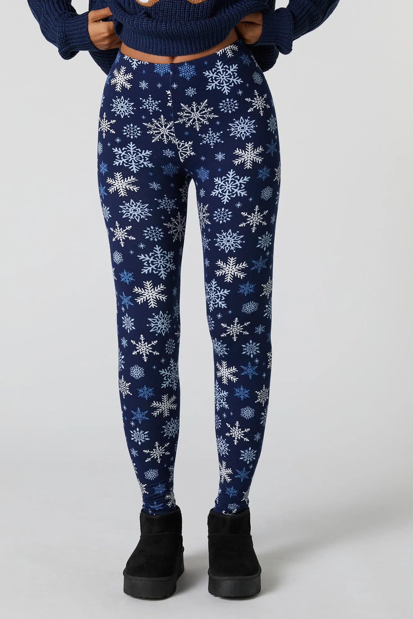 Legging en molleton doux avec imprimé sold by Urban Planet product image thumbnail 5