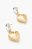 Boucles d'oreille en fausse pierre précieuse en cœur sold by Urban Planet