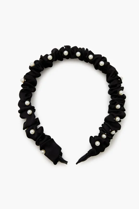 Bandeau ruché orné de similiperles sold by Urban Planet