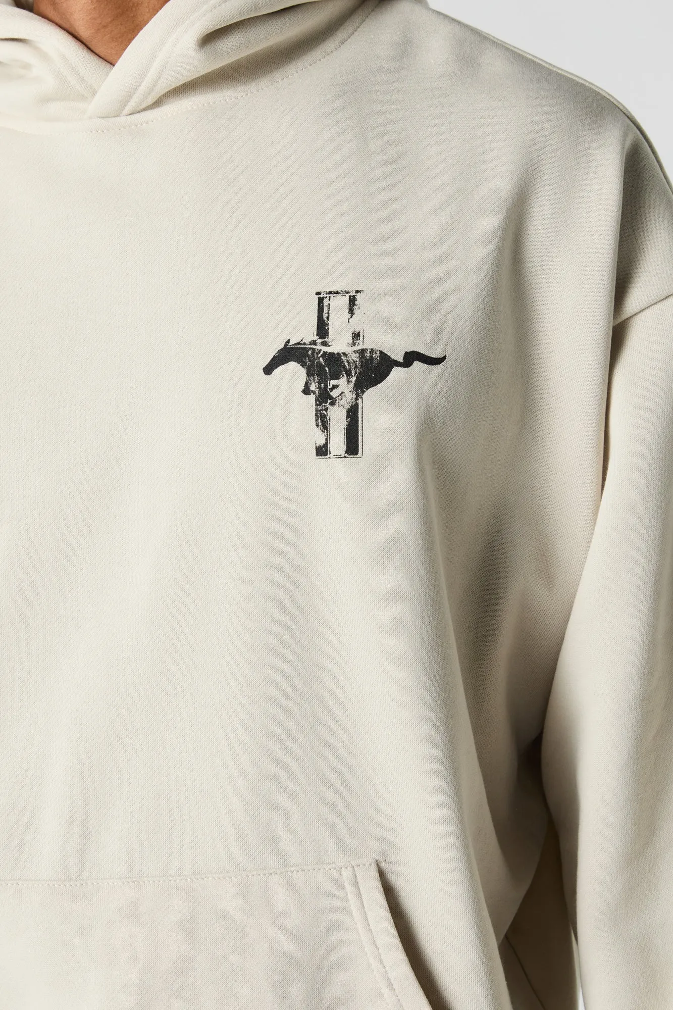 Ford Mustang Graphic Fleece Hoodie sold by Urban Planet product image thumbnail 4