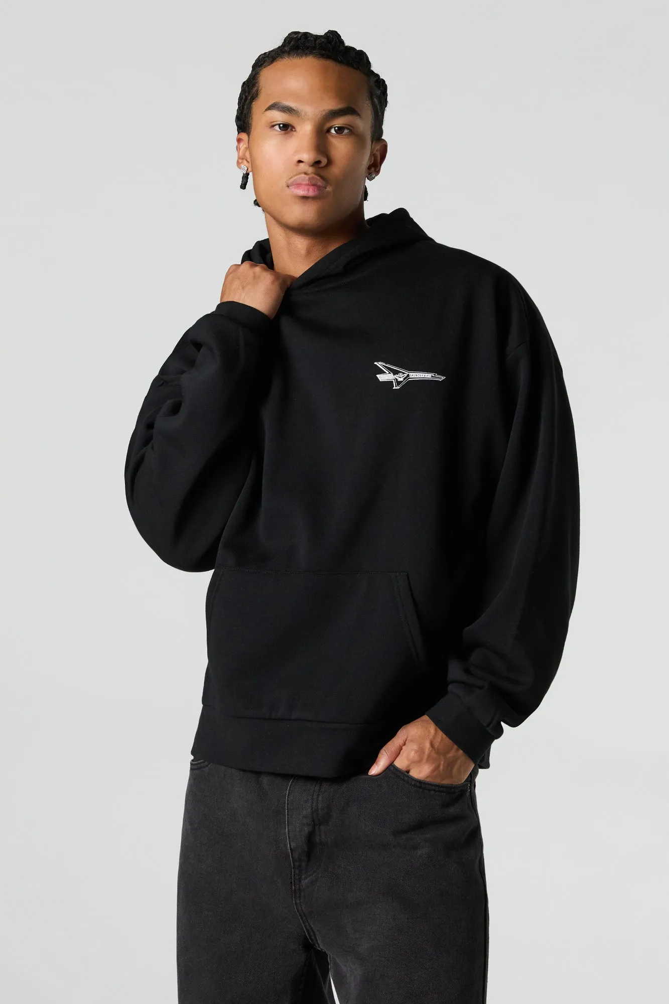 Ford Thunderbird Graphic Fleece Hoodie sold by Urban Planet product image thumbnail 2