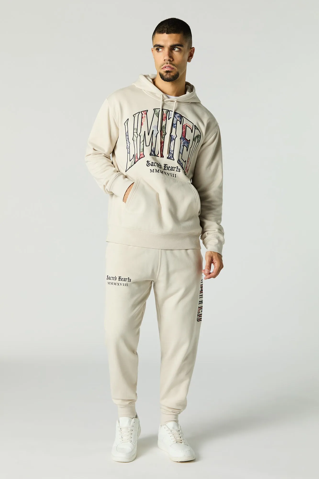 Limited Twill Embroidered Fleece Jogger sold by Urban Planet product image thumbnail 2