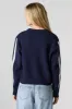Striped Sleeve Jacquard Knit Sweater sold by Urban Planet