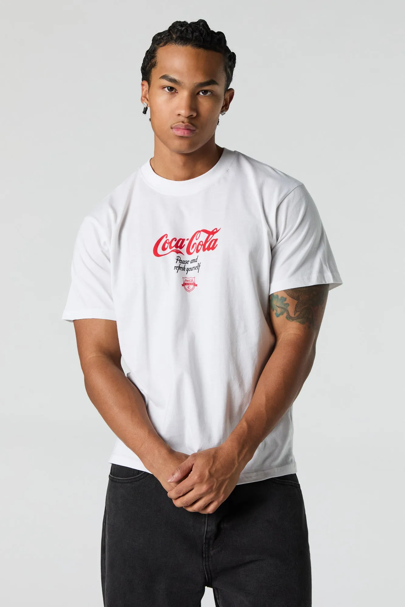 Coca Cola Bottles Graphic T-Shirt sold by Urban Planet product image thumbnail 2