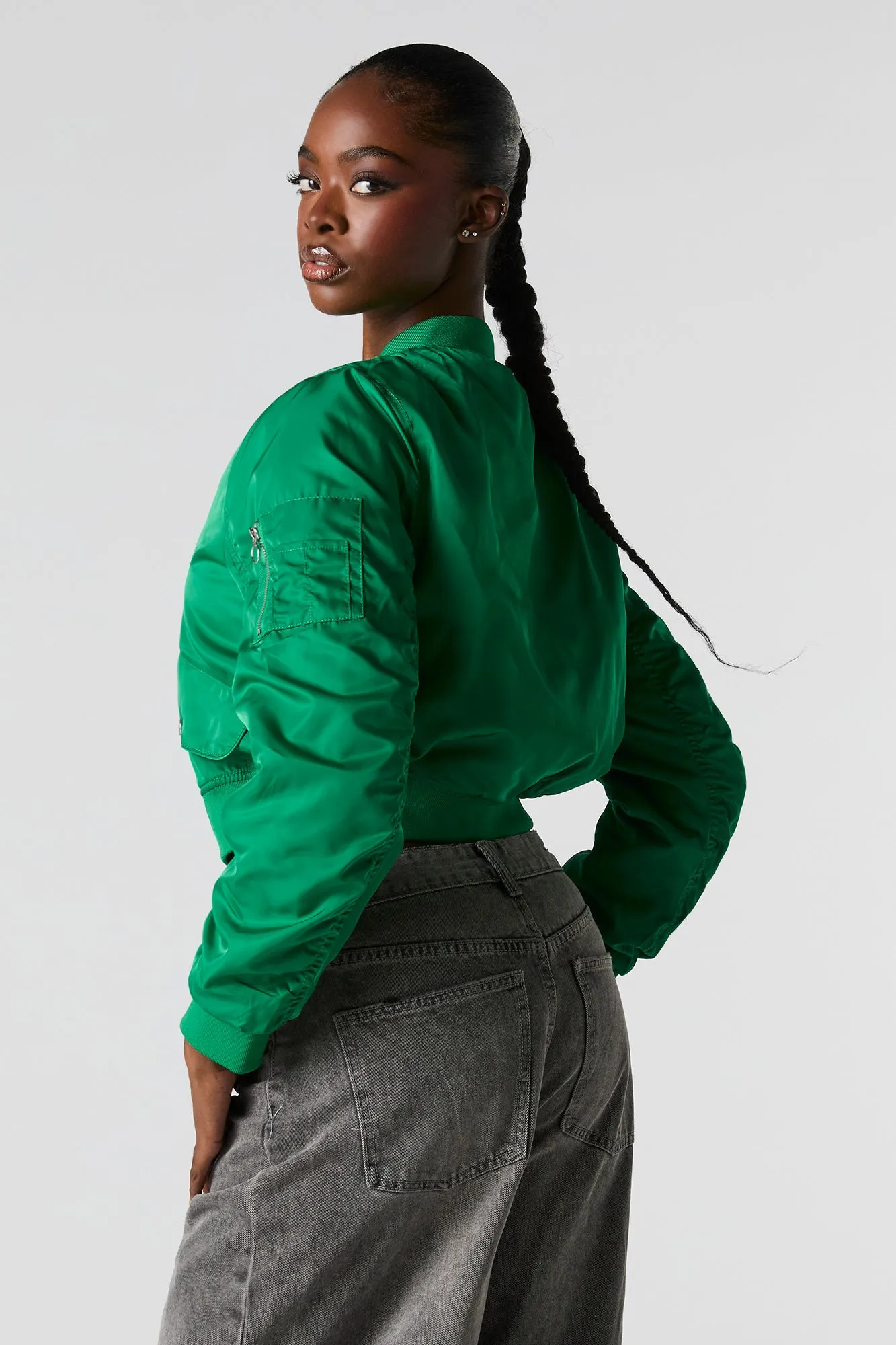 Blouson aviateur court sold by Urban Planet product image thumbnail 5