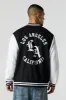 Blouson de style universitaire en molleton avec imprimé City sold by Urban Planet