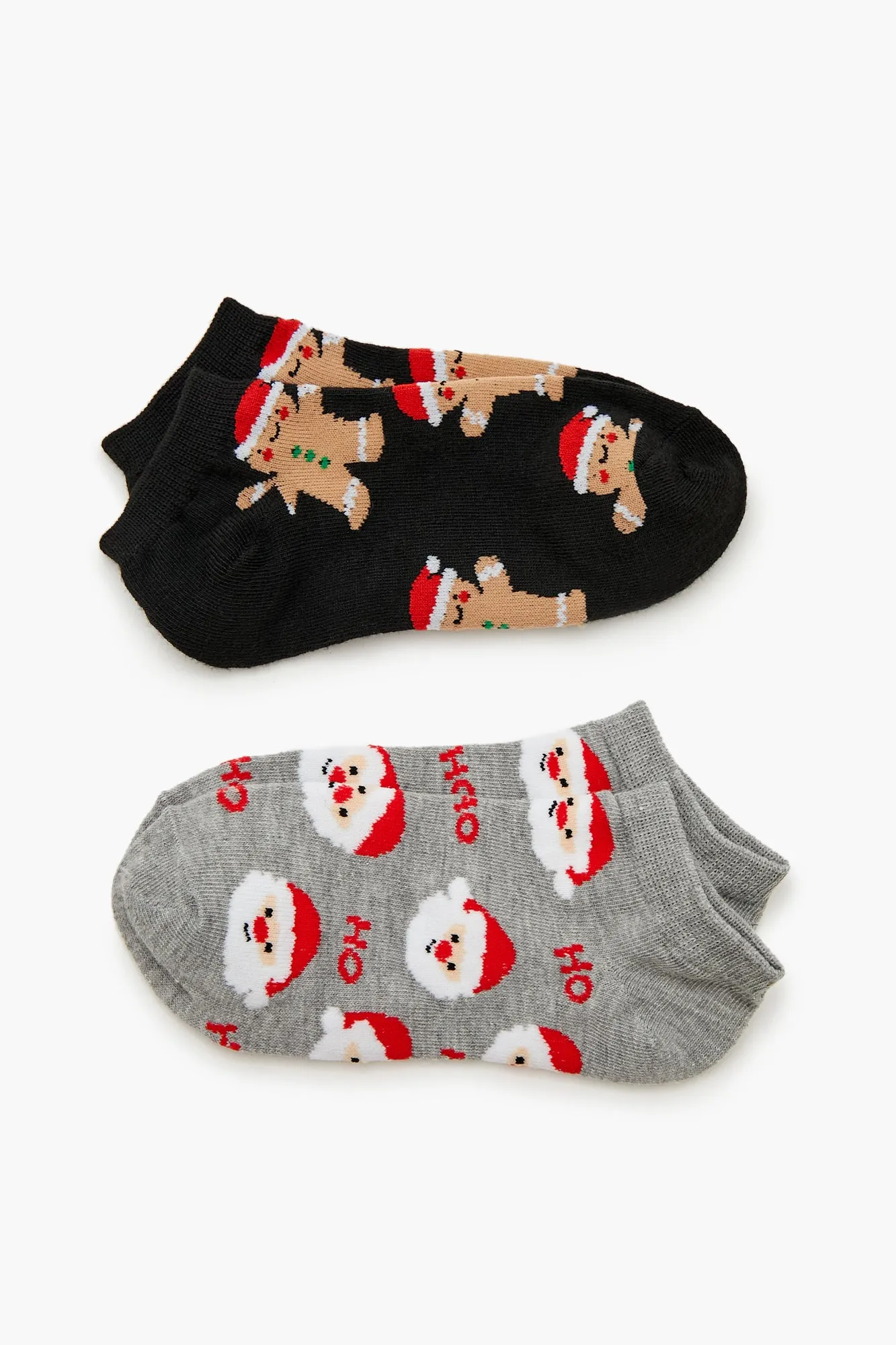 Gingerbread & Santa Ankle Socks (2 Pack) sold by Urban Planet product image thumbnail 2