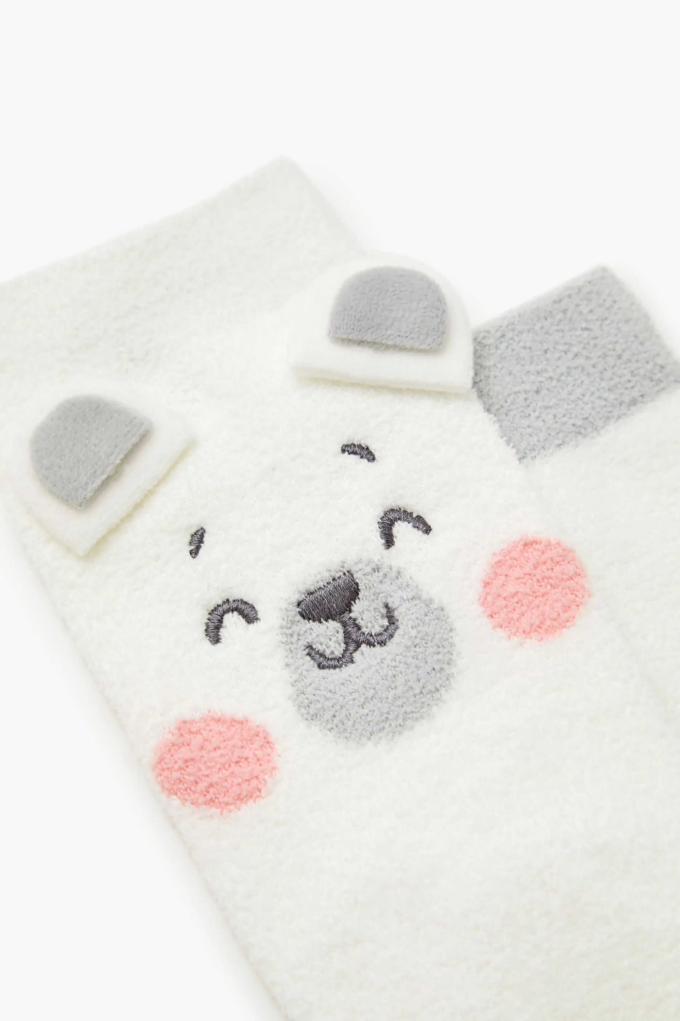 Bear Plush Crew Socks (2 Pack) sold by Urban Planet product image thumbnail 3