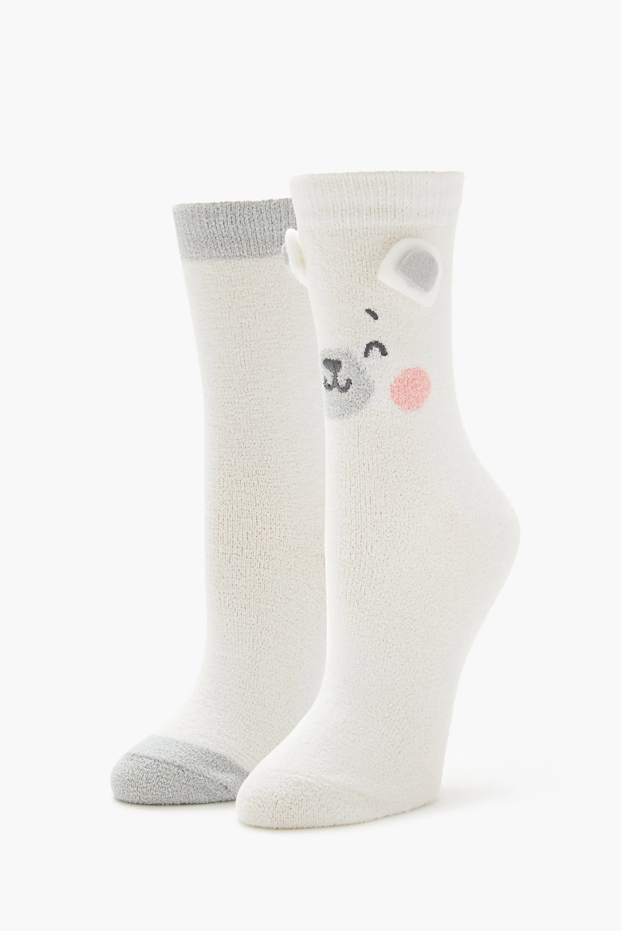 Bear Plush Crew Socks (2 Pack) sold by Urban Planet