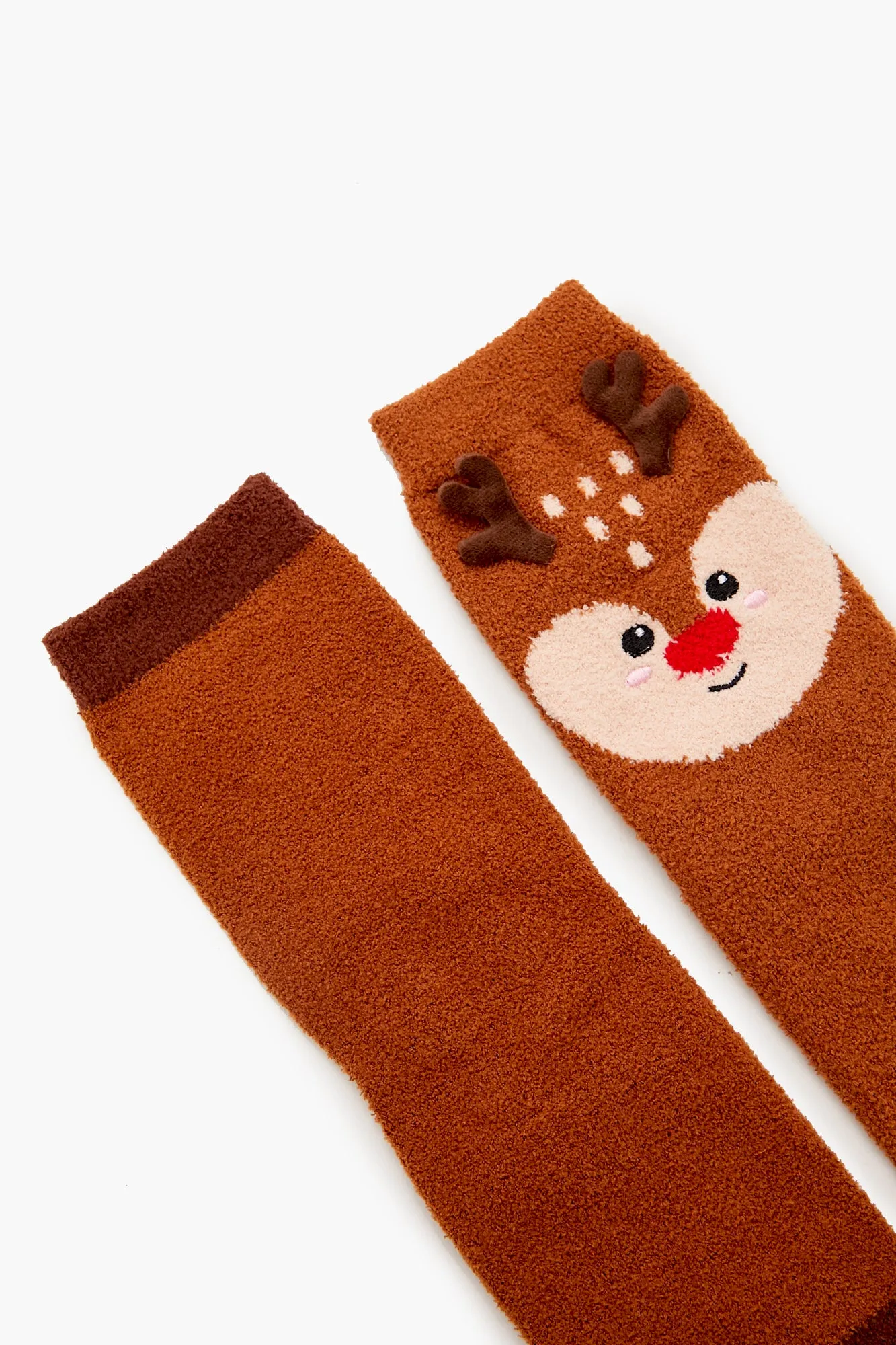 Reindeer Plush Crew Socks (2 Pack) sold by Urban Planet product image thumbnail 3