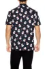 Christmas Santa Print Button-Up Top sold by Urban Planet