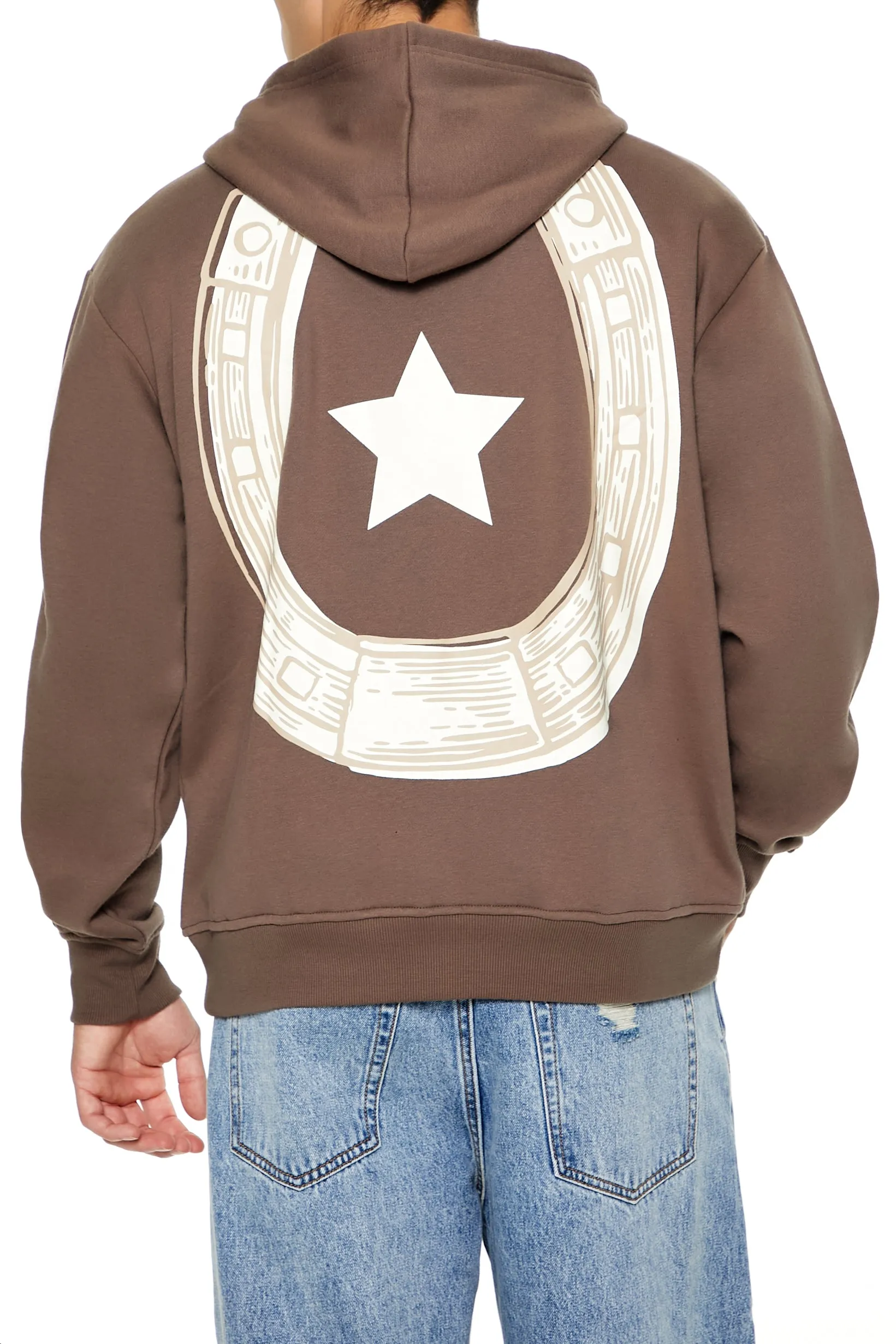 Lucky Horseshoe Graphic Hoodie sold by Urban Planet product image thumbnail 2