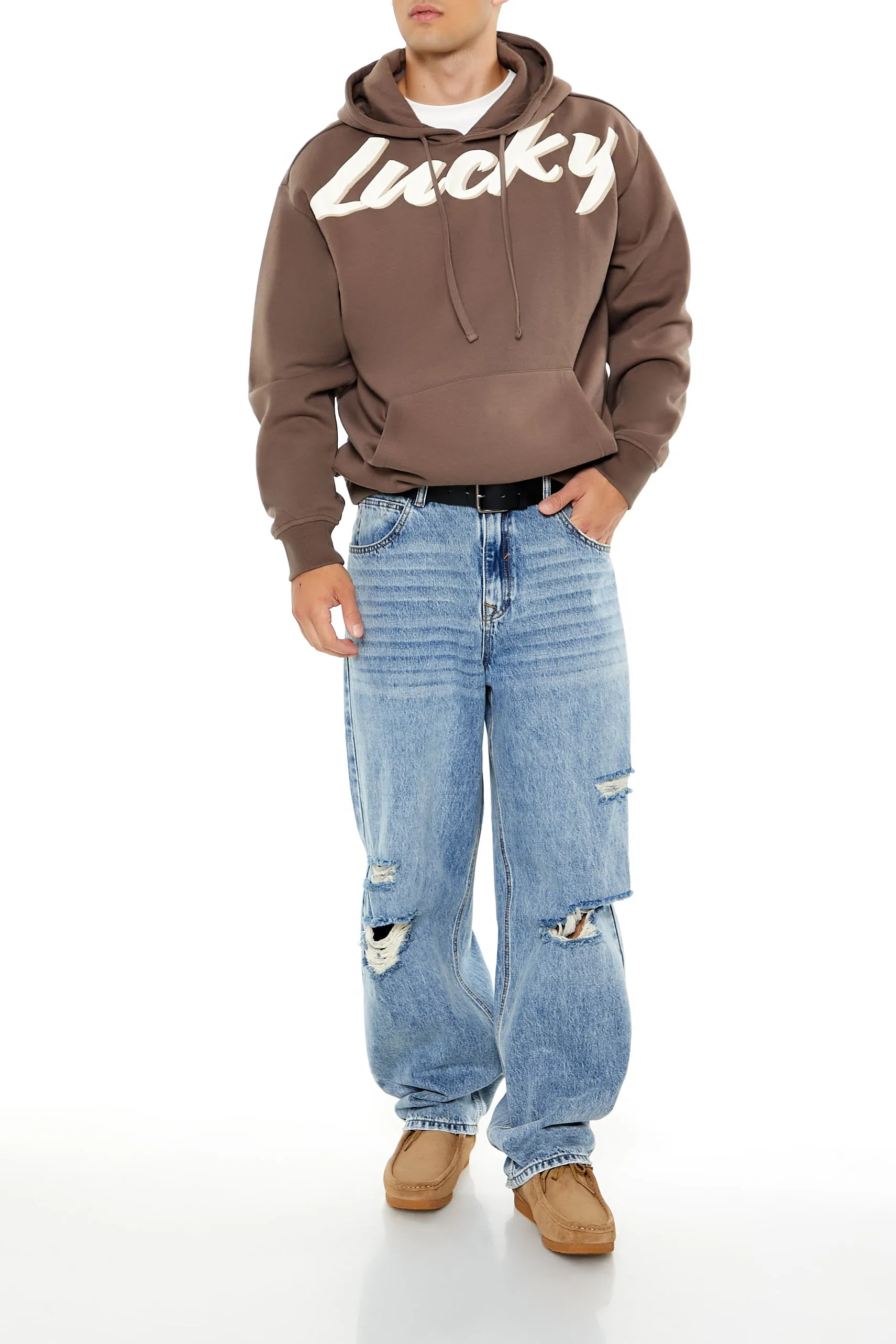 Lucky Horseshoe Graphic Hoodie sold by Urban Planet product image thumbnail 3