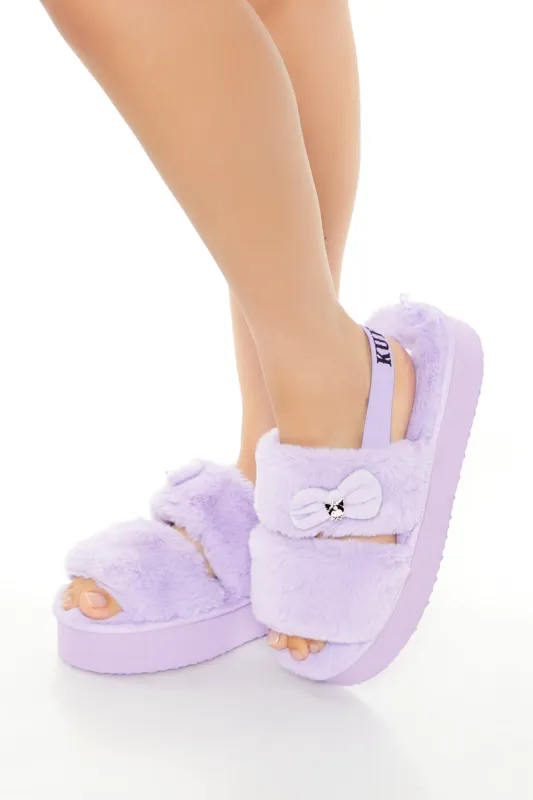 Kuromi Faux Fur House Slipper sold by Urban Planet