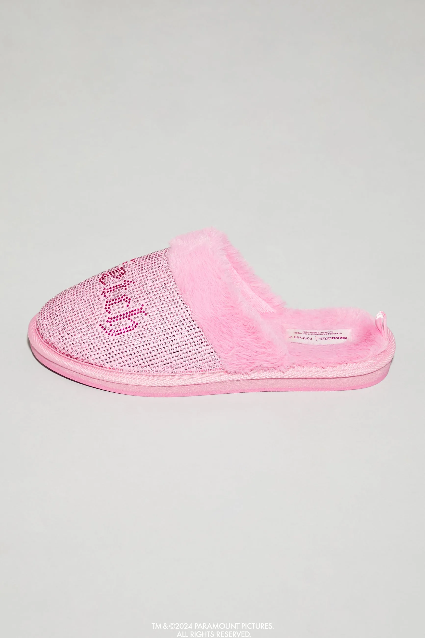 Pantoufles à imprimé Mean Girls avec pierres du Rhin sold by Urban Planet product image thumbnail 2