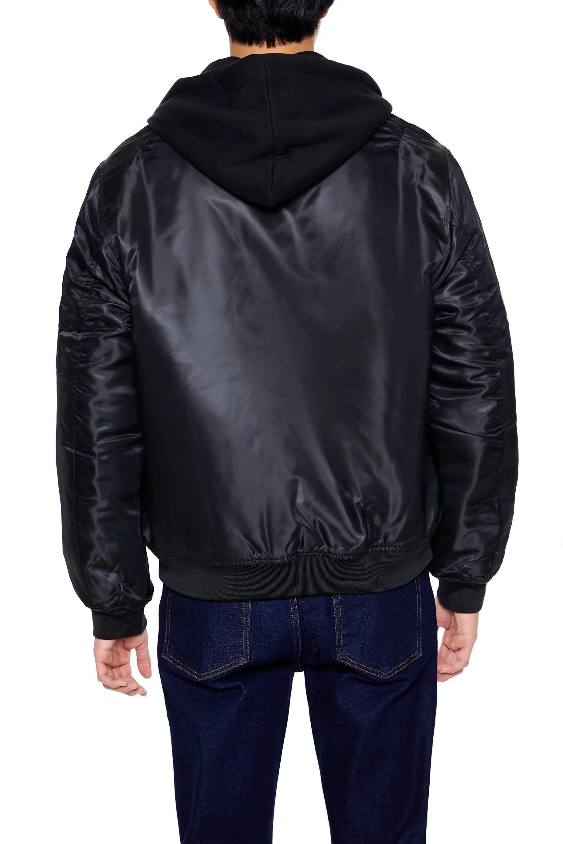 Hooded Cargo Bomber Jacket sold by Urban Planet product image thumbnail 2