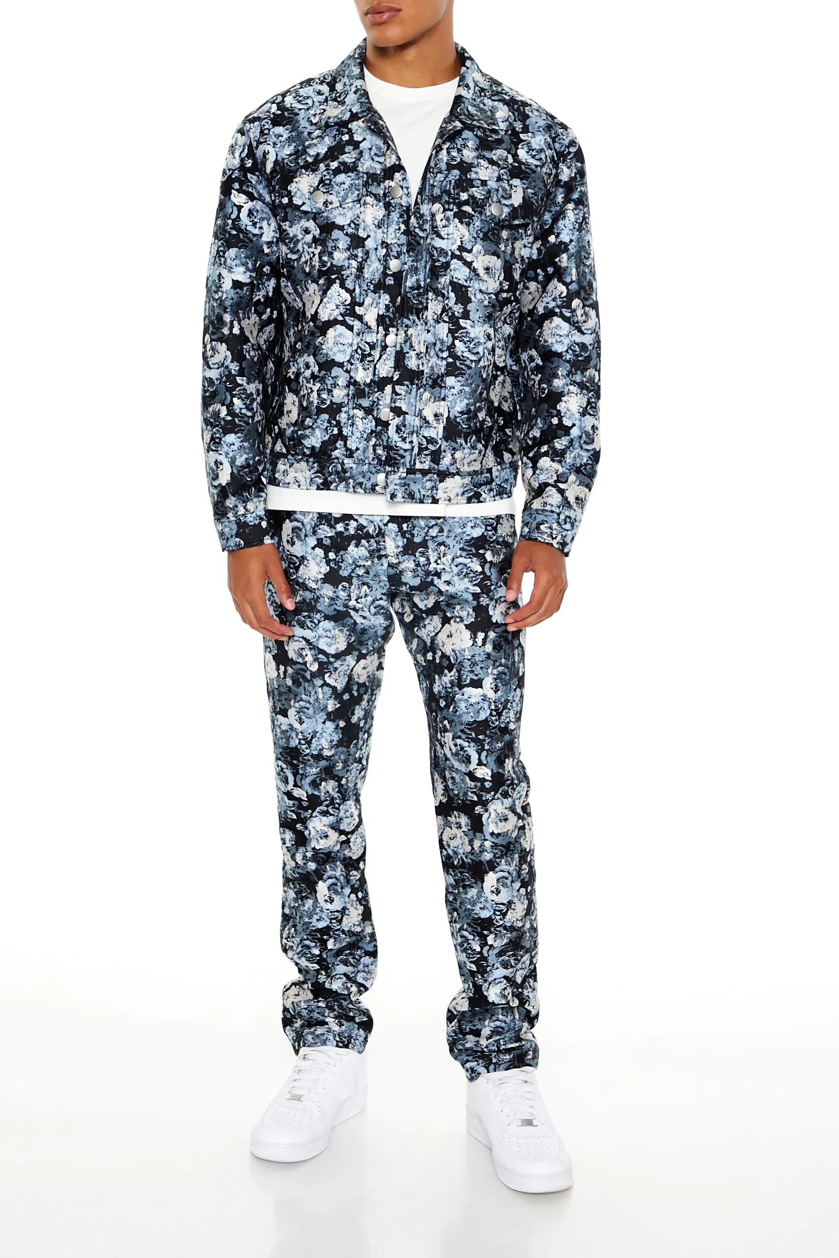 Floral Jacquard Slim Jean sold by Urban Planet product image thumbnail 2