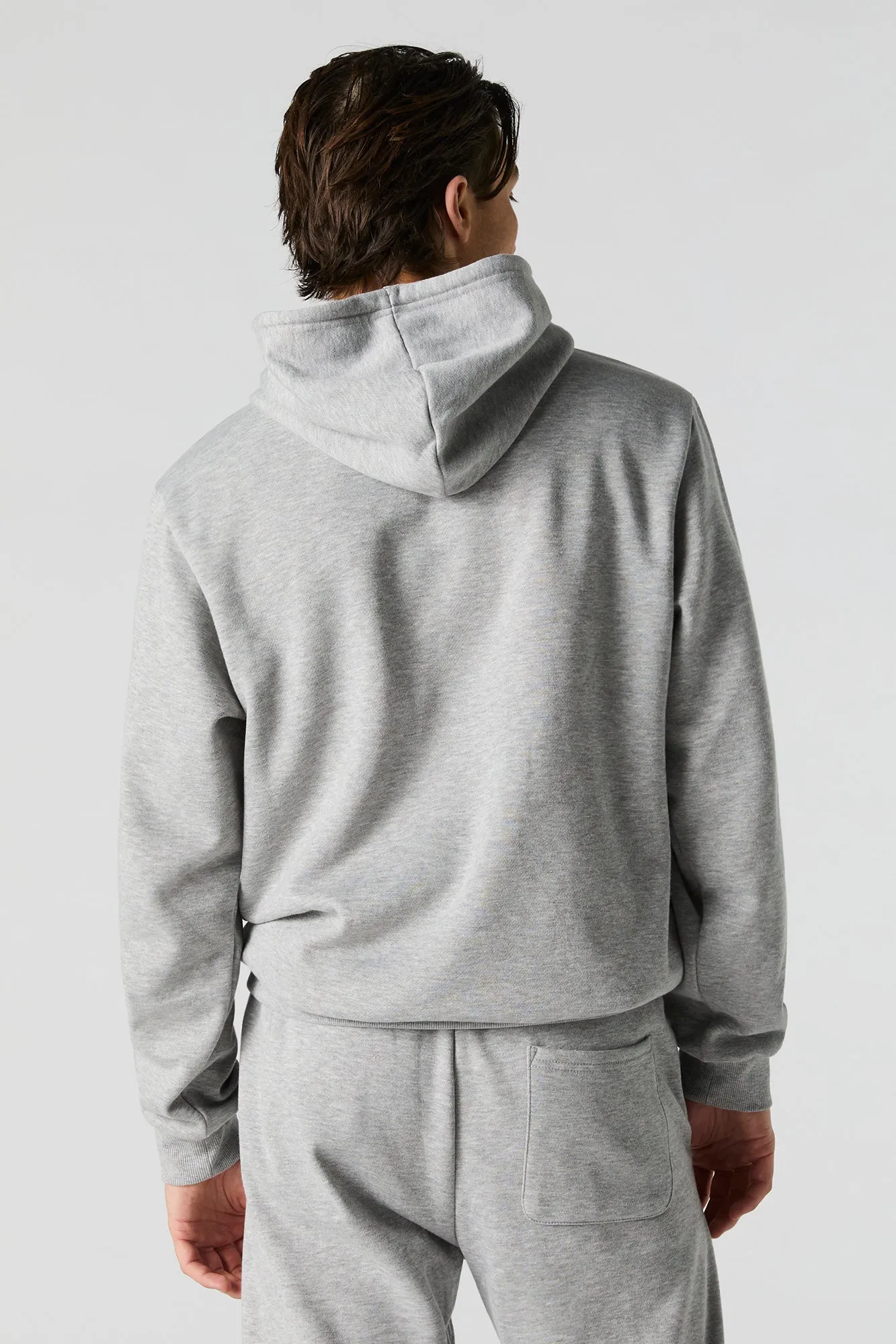 Wolf Puff Print Fleece Hoodie sold by Urban Planet product image thumbnail 2