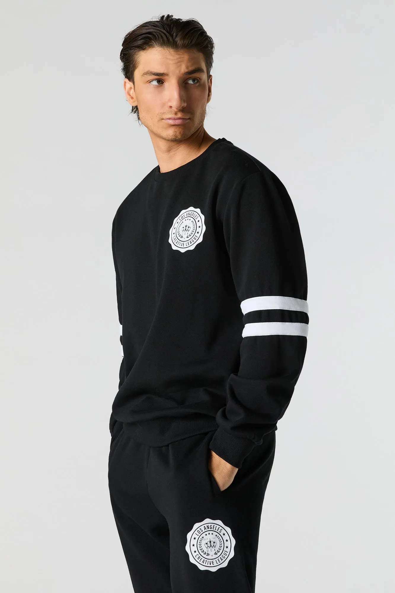 LA Creative League Graphic Fleece Hoodie sold by Urban Planet