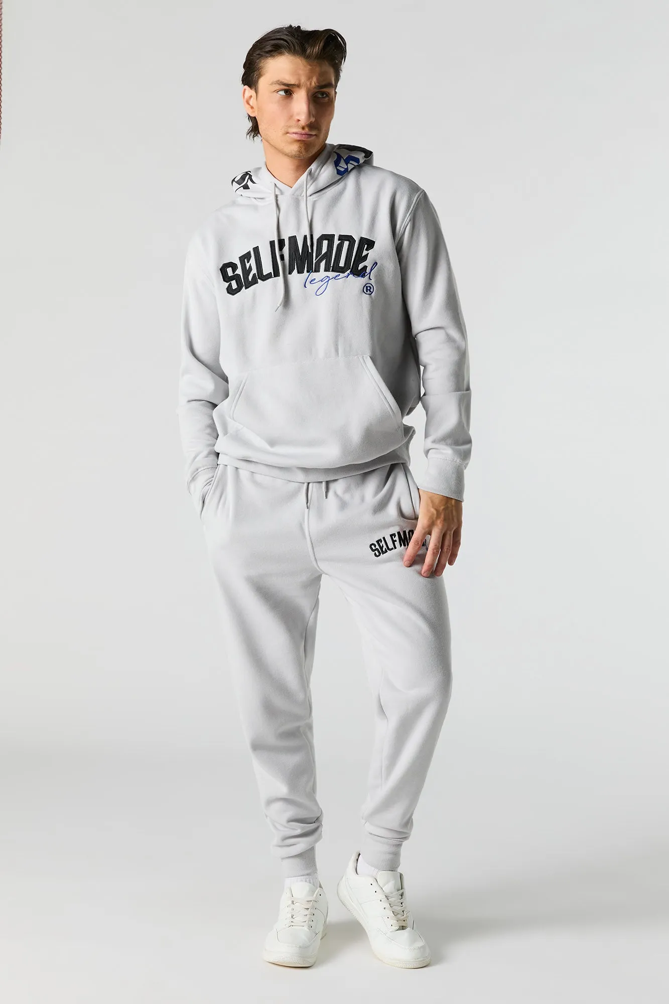 Self Made Legend Embroidered Fleece Hoodie sold by Urban Planet product image thumbnail 3