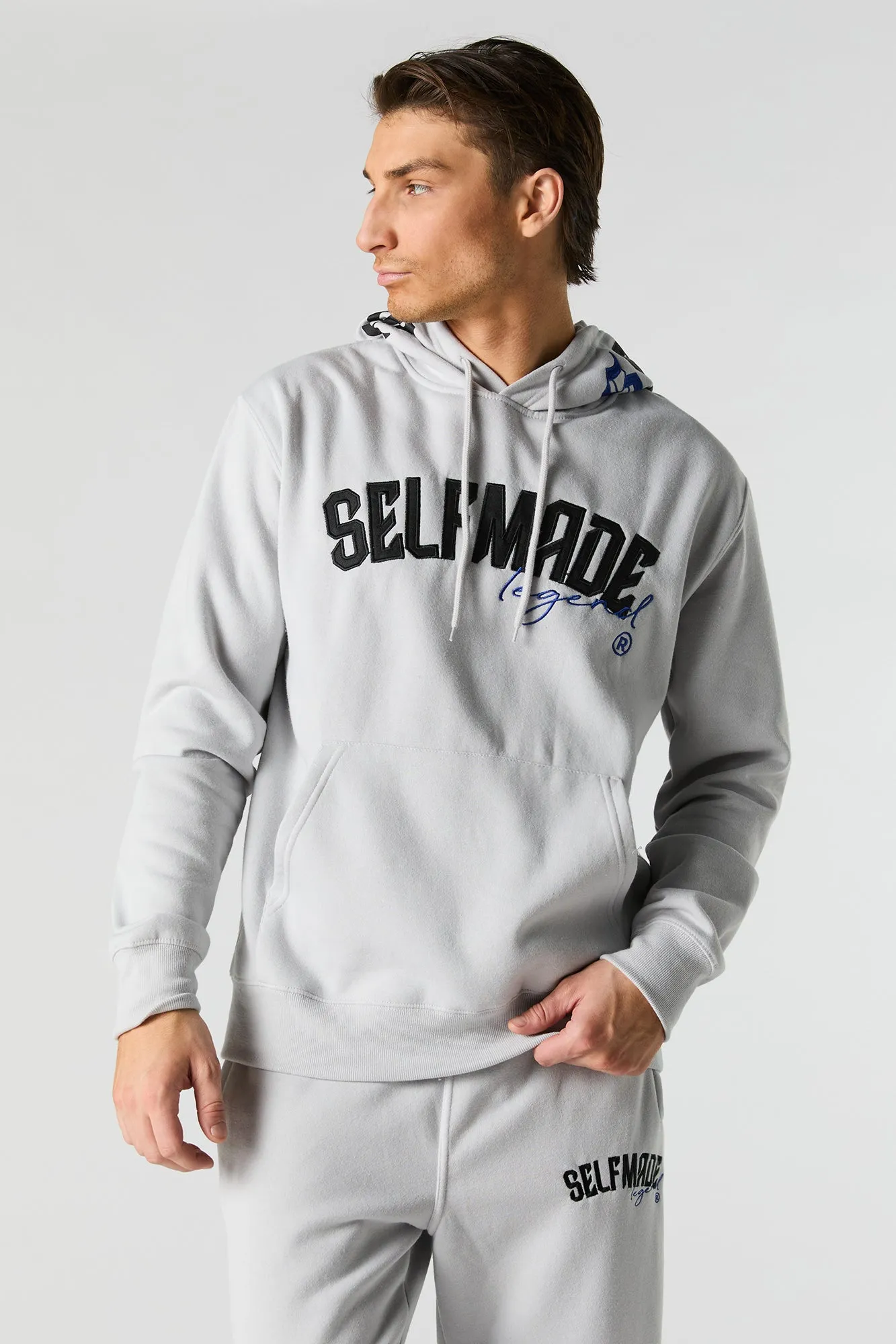 Self Made Legend Embroidered Fleece Hoodie sold by Urban Planet