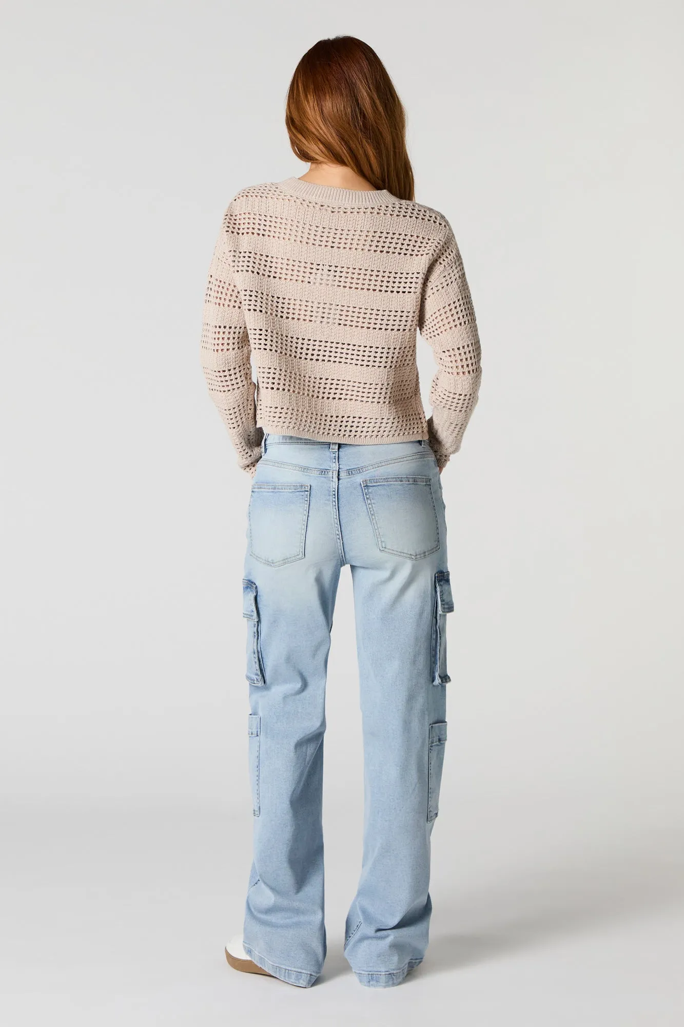 Jean cargo à jambe large et multiples poches sold by Urban Planet product image thumbnail 3