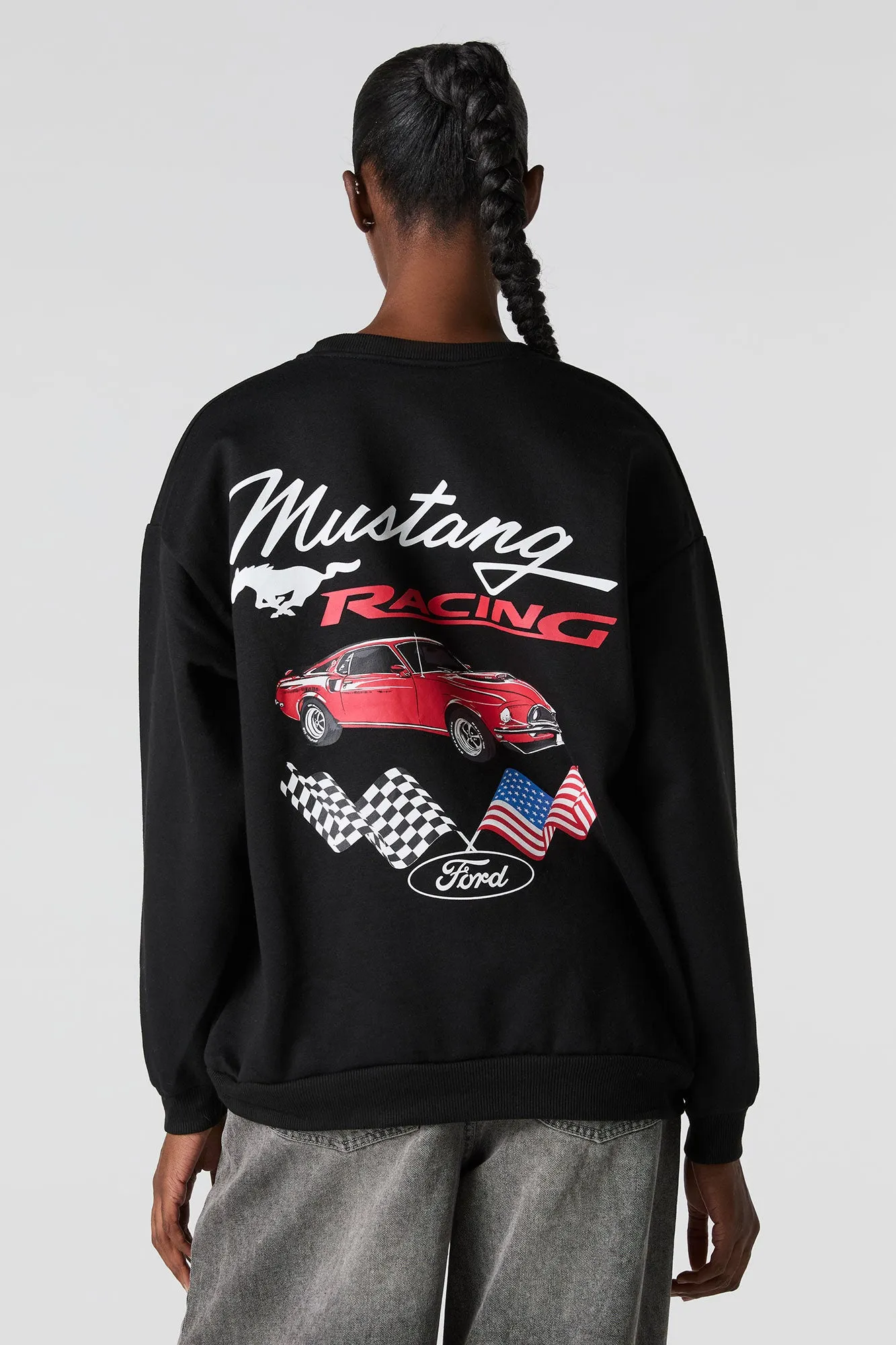 Ford Mustang Graphic Fleece Sweatshirt sold by Urban Planet
