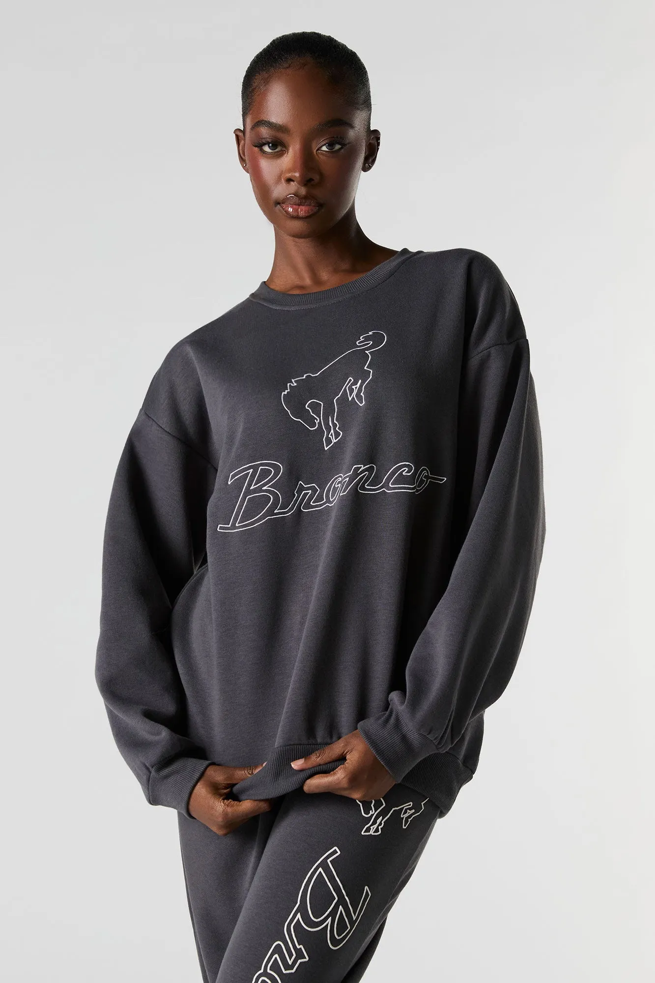 Ford Bronco Embroidered Fleece Sweatshirt sold by Urban Planet