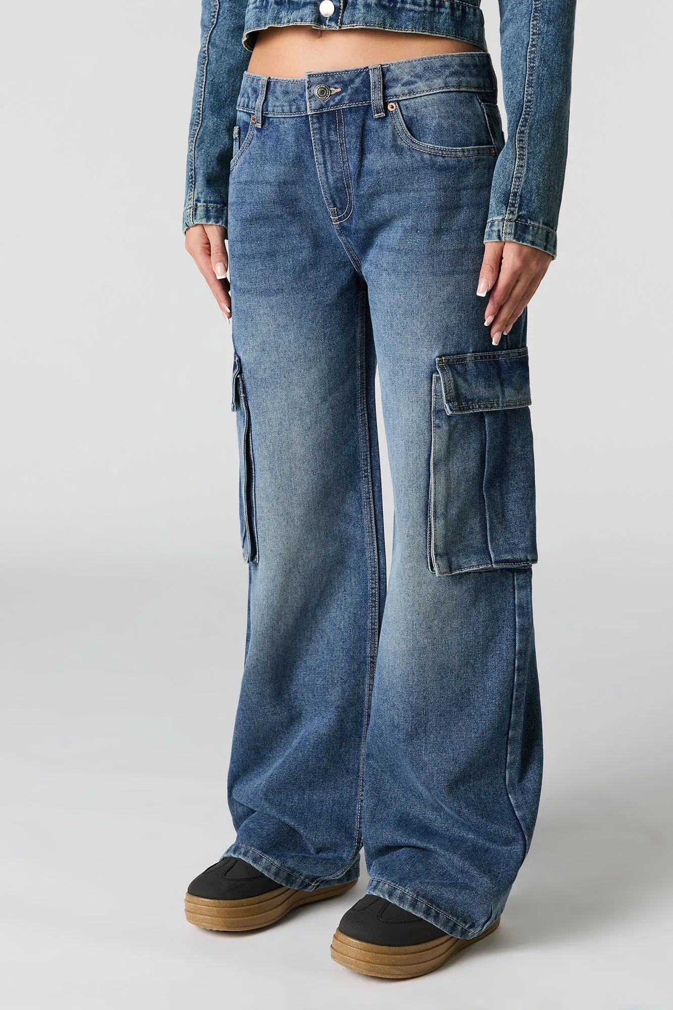 Jean cargo jambe large sold by Urban Planet product image thumbnail 2