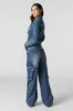 Jean cargo jambe large sold by Urban Planet