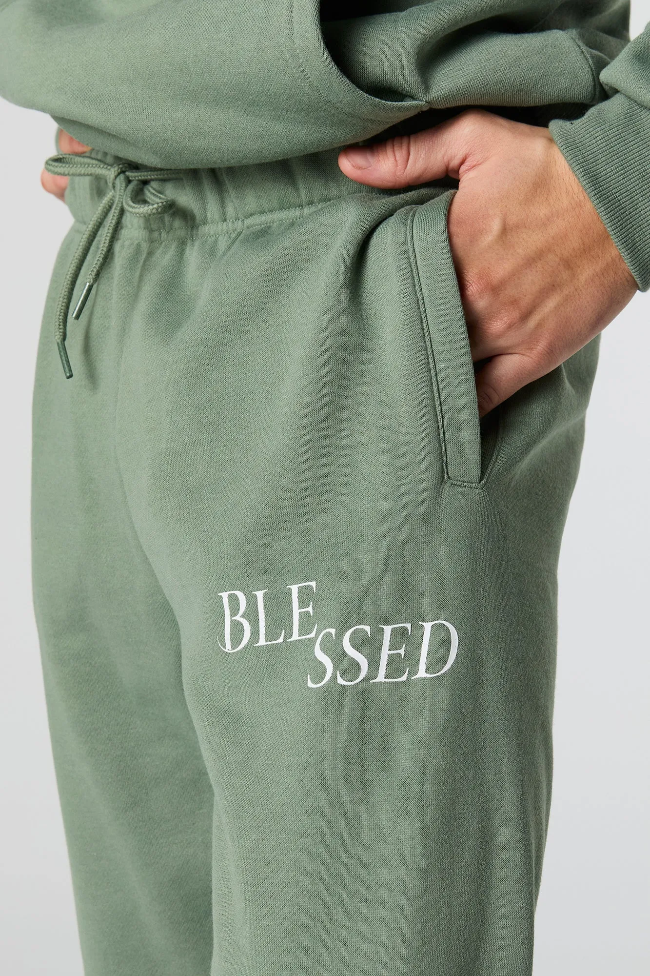 Jogger en molleton à imprimé Blessed sold by Urban Planet product image thumbnail 4