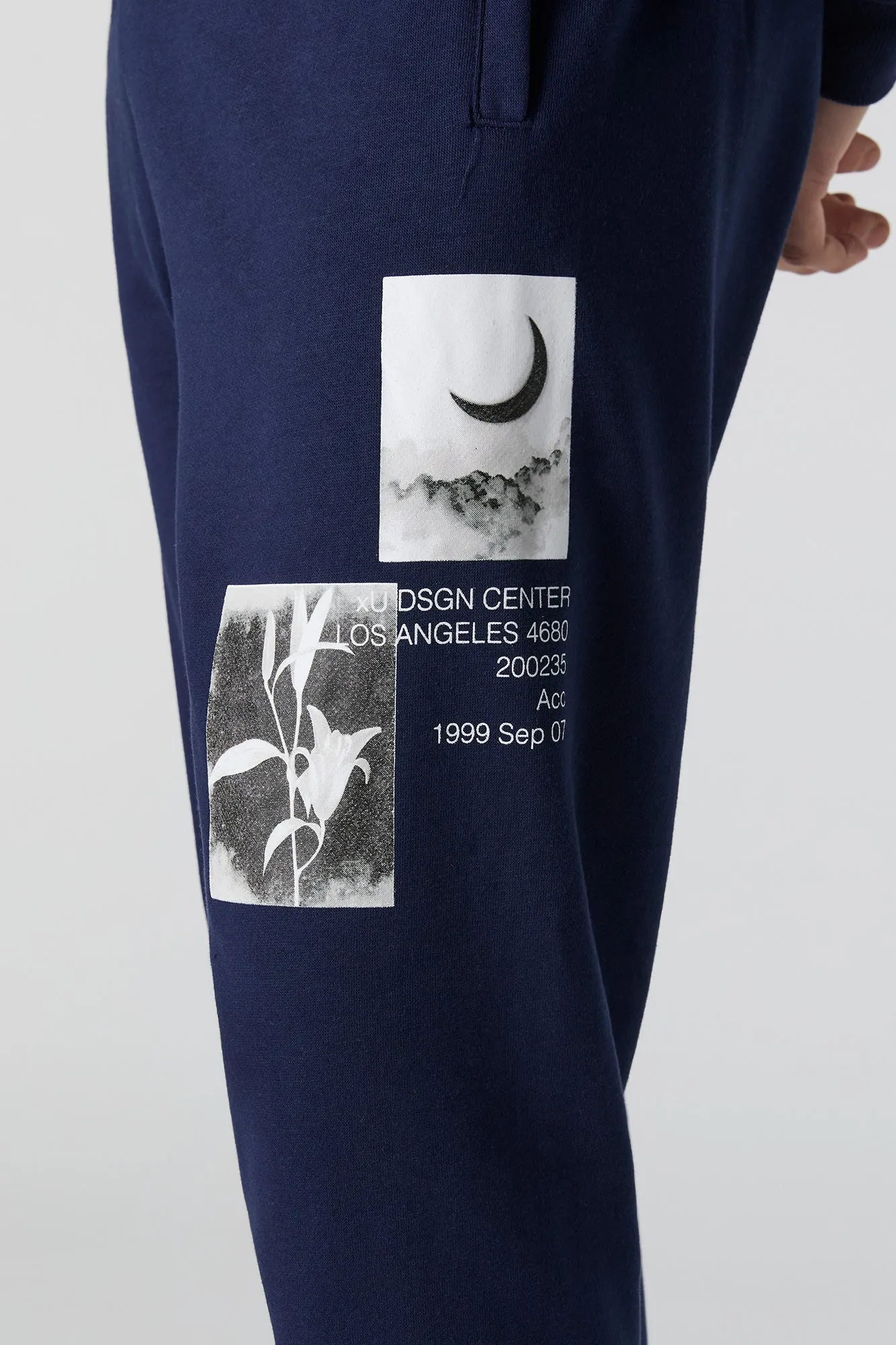 A Graffiti Graphic Fleece Jogger sold by Urban Planet product image thumbnail 4