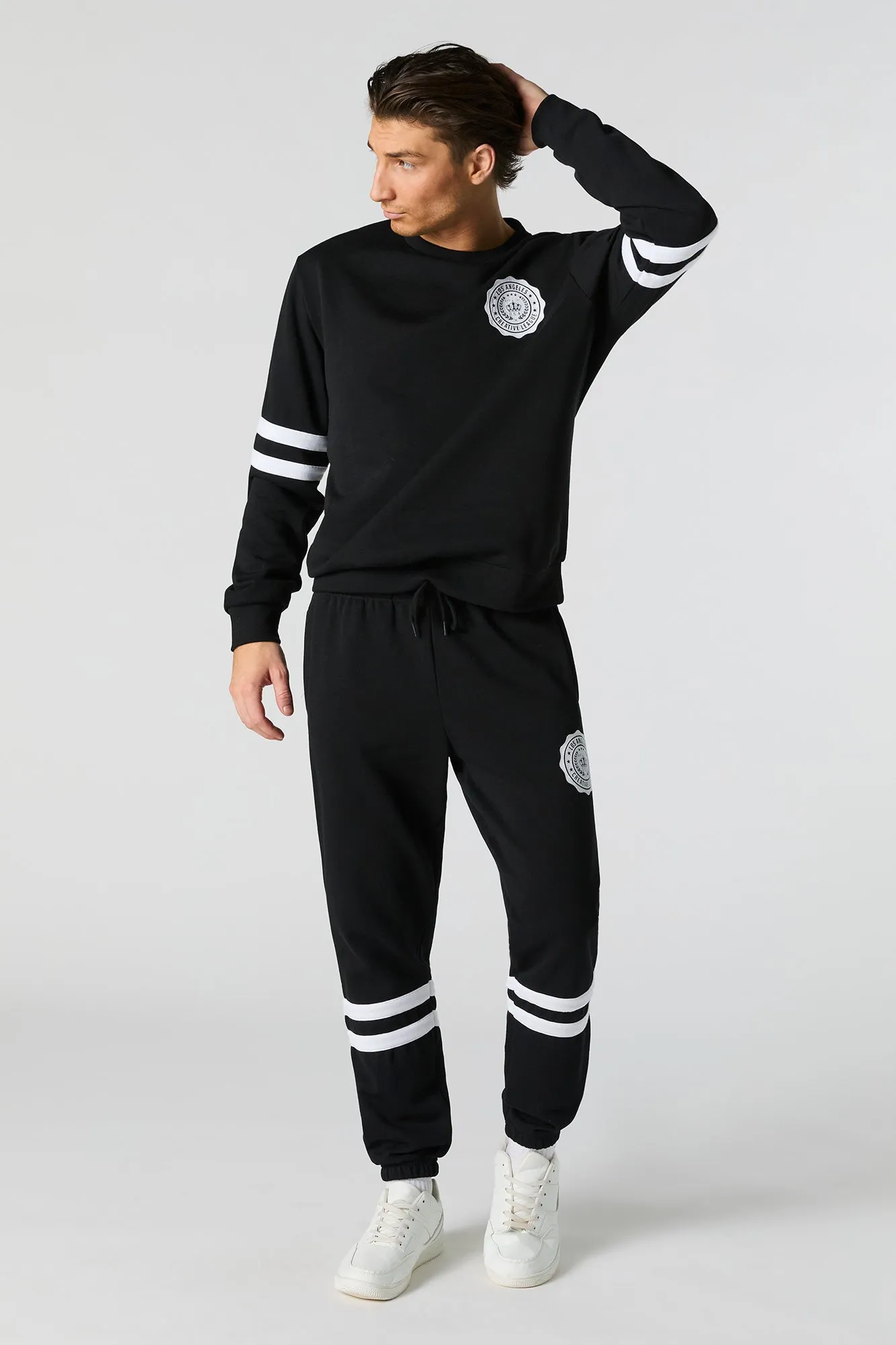 Jogger en molleton à imprimé LA Creative League sold by Urban Planet product image thumbnail 2