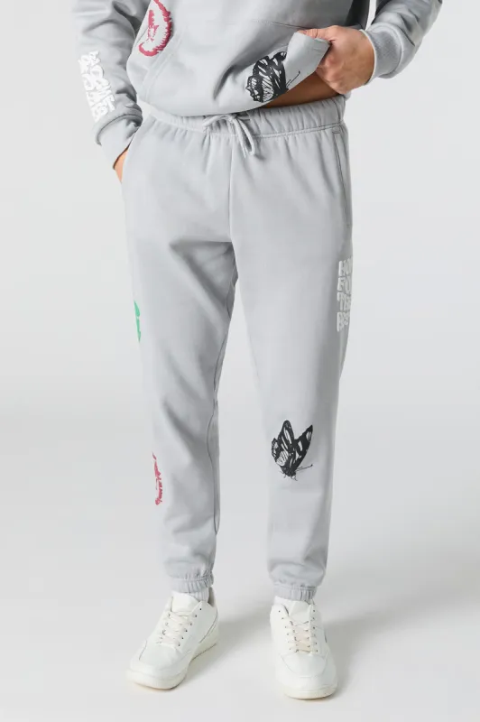 Jogger en molleton à imprimé Hope for Best sold by Urban Planet