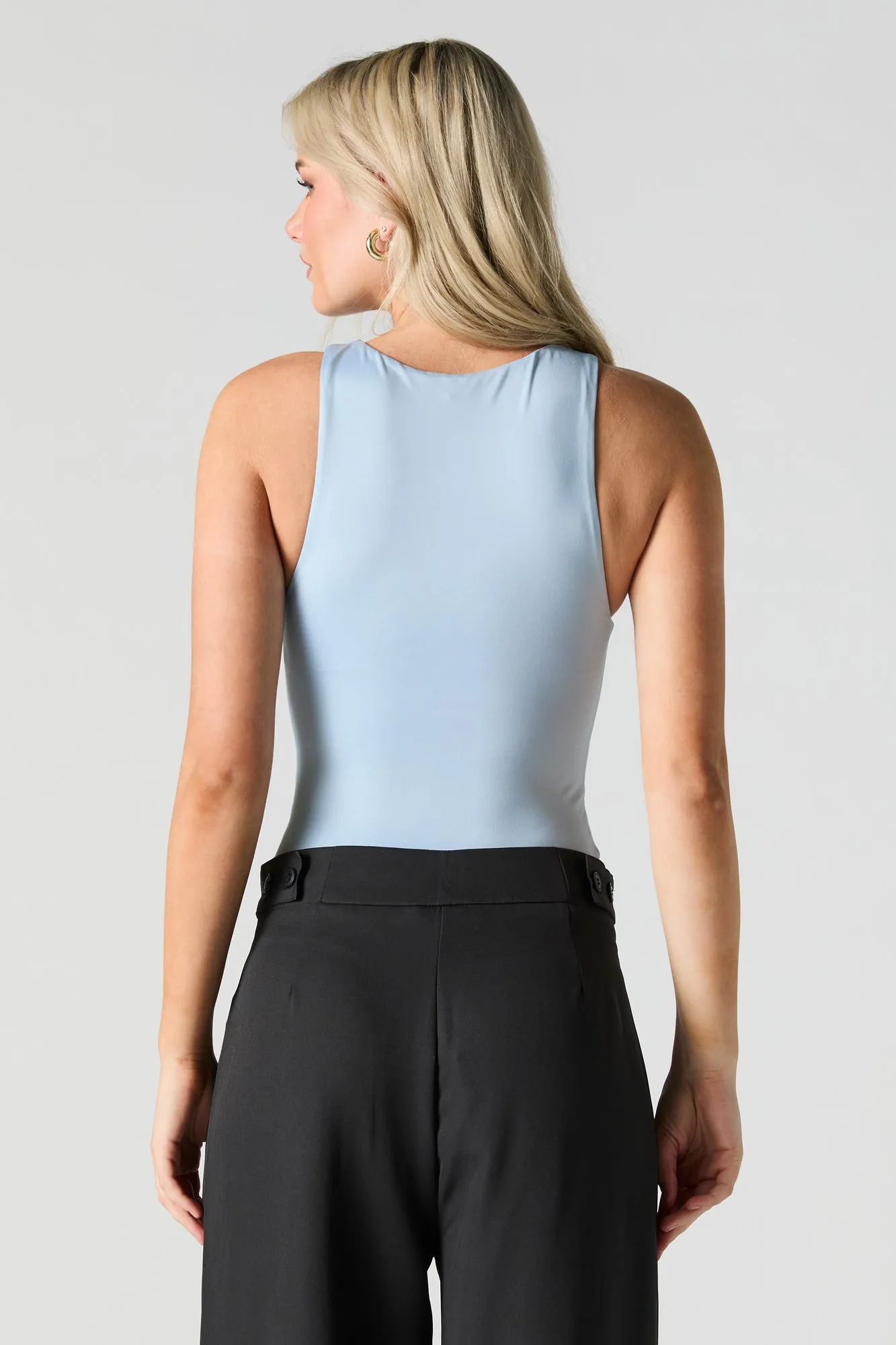 Contour Round Neck Sleeveless Bodysuit sold by Urban Planet product image thumbnail 3