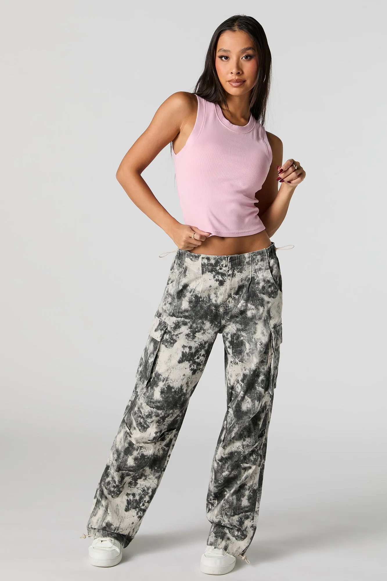 Ribbed Crewneck Cropped Tank sold by Urban Planet product image thumbnail 3