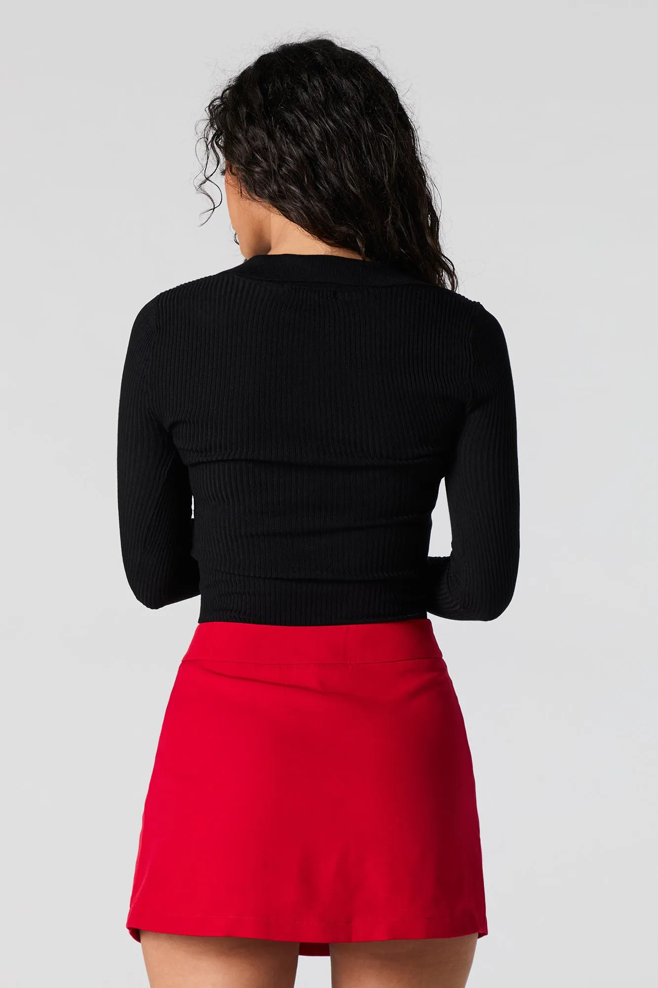 Pleated Buckled Mini Skort sold by Urban Planet product image thumbnail 2