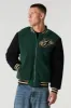 Blouson de style universitaire en Sherpa avec motif brodé sold by Urban Planet