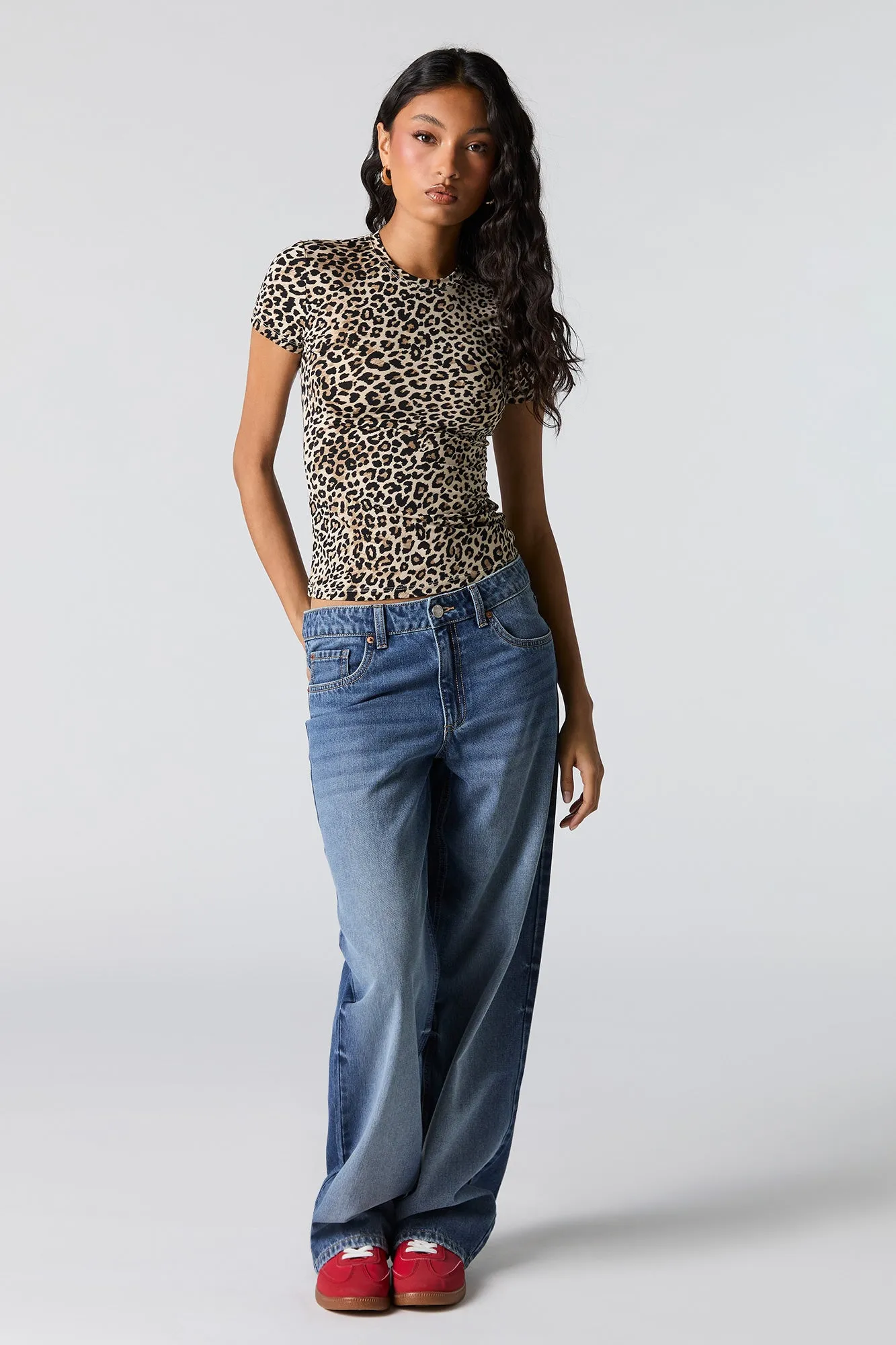 T-shirt profilé à encolure arrondie sold by Urban Planet product image thumbnail 3