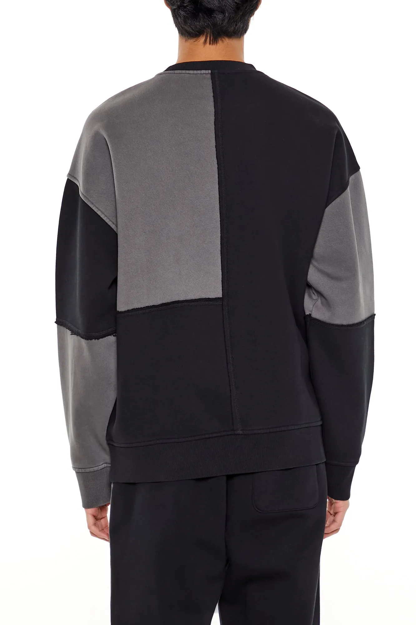 Fleece Colourblock Sweatshirt sold by Urban Planet product image thumbnail 2