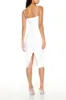 Robe midi profilée gainante avec pierres du Rhin sold by Urban Planet