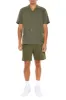 Solid Button-Up Short Sleeve Top sold by Urban Planet